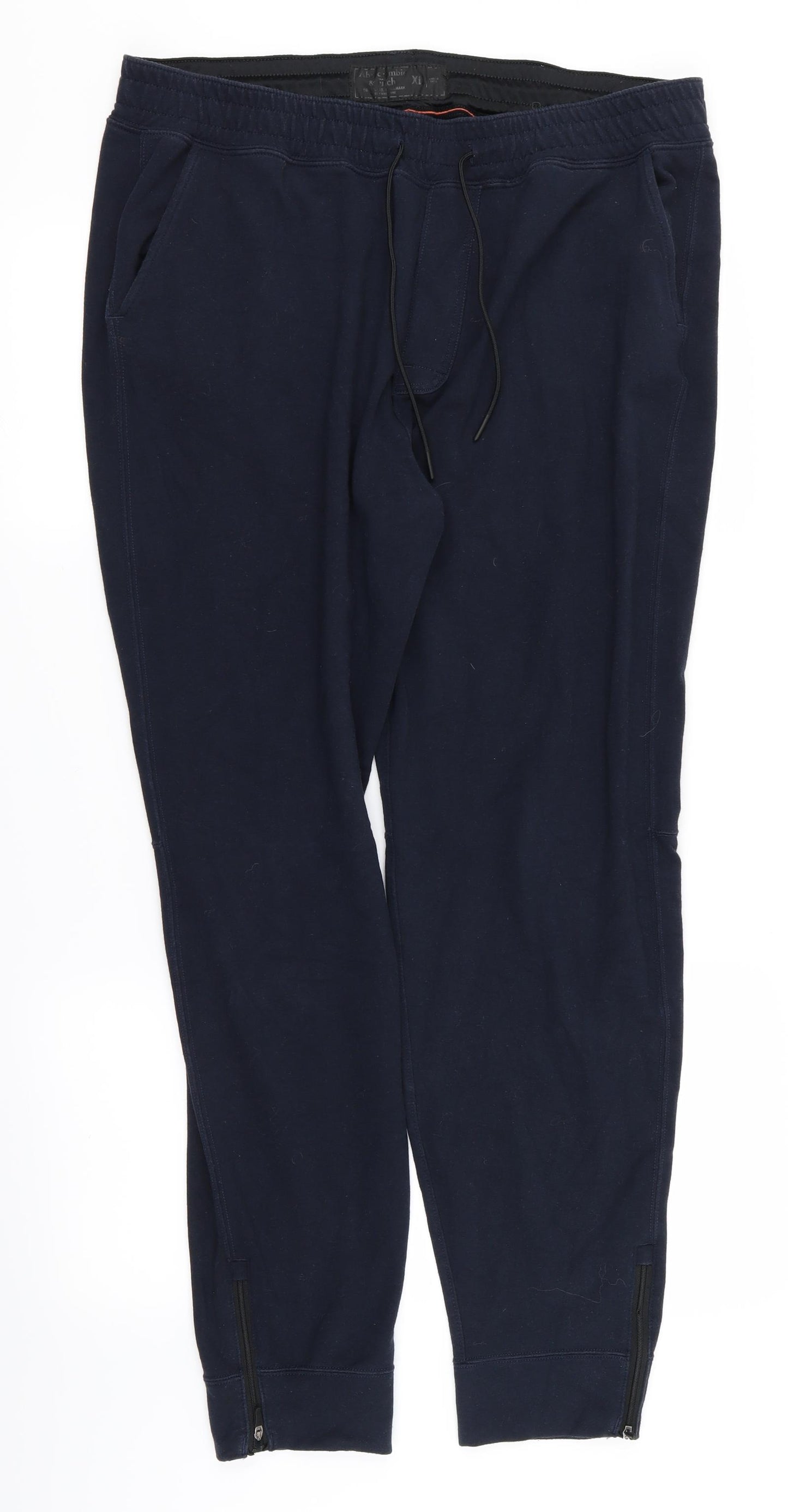 Abercrombie & Fitch Mens Blue   Jogger Trousers Size XL L30 in - Stretch waistband