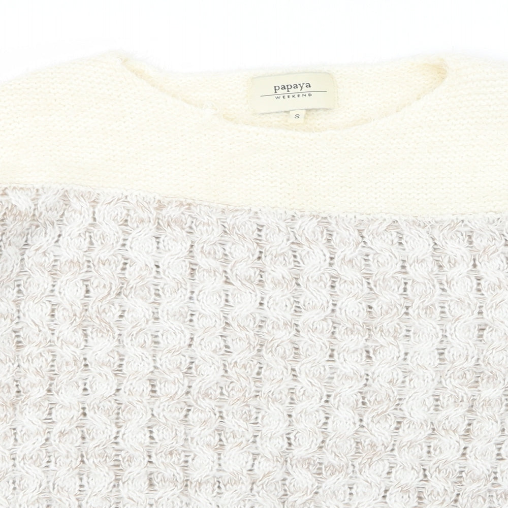 Papaya Womens Multicoloured   Pullover Jumper Size S