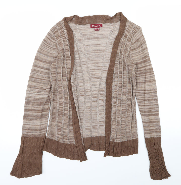 Monsoon Womens Brown   Cardigan Jumper Size 8