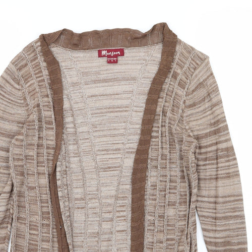 Monsoon Womens Brown   Cardigan Jumper Size 8