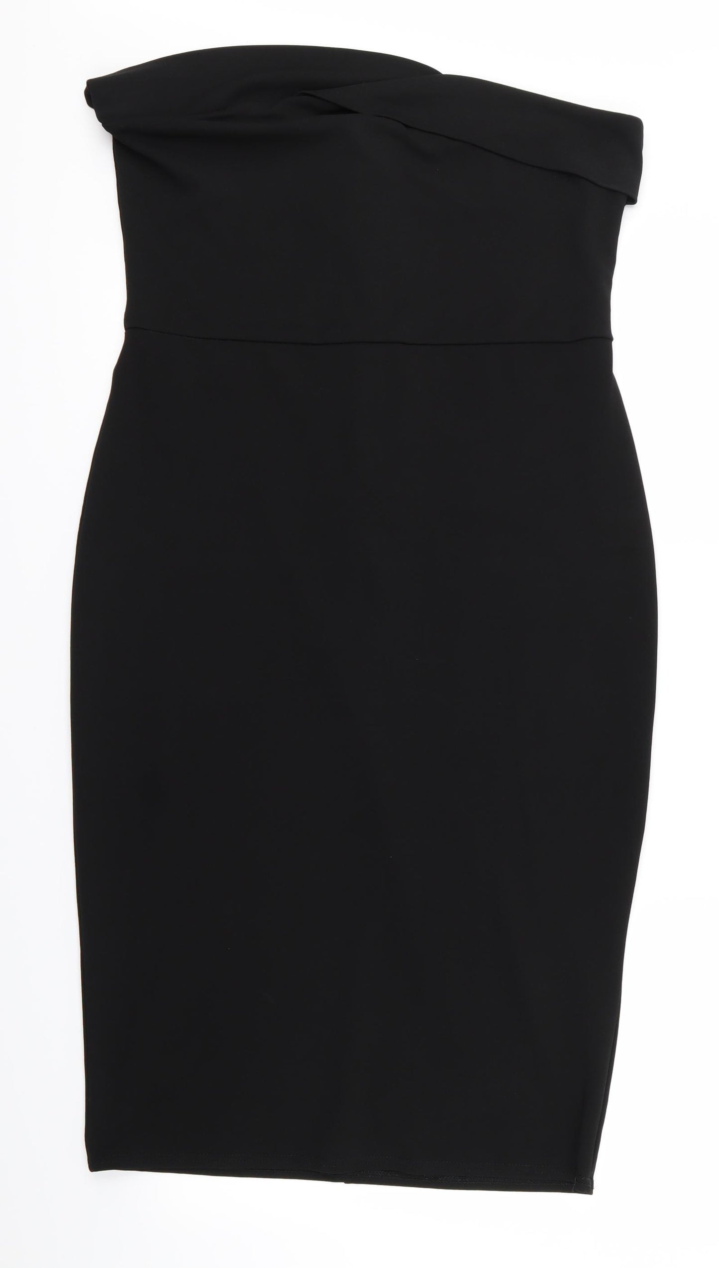 Missguided Womens Black   Pencil Dress  Size 16