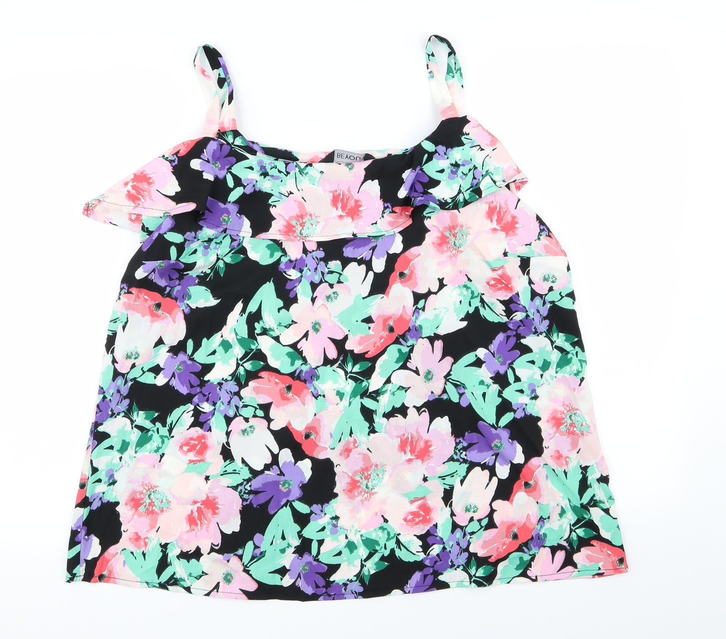 be you Womens Multicoloured Floral  Camisole T-Shirt Size 16