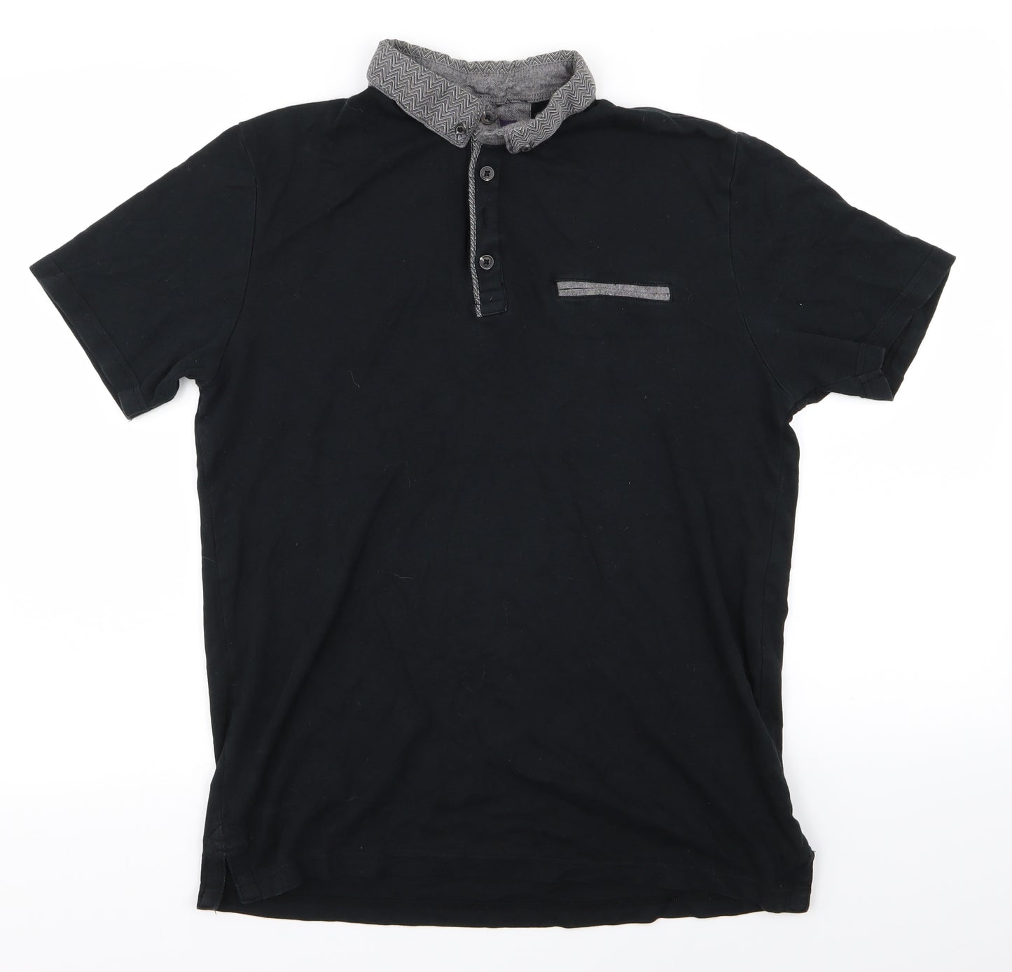 taylor and cutter Mens Black    Polo Size M
