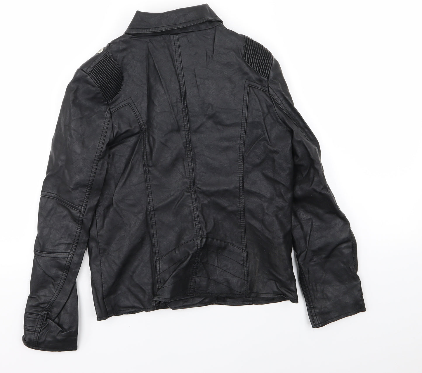 River Island Girls Black   Jacket Coat Size 11 Years