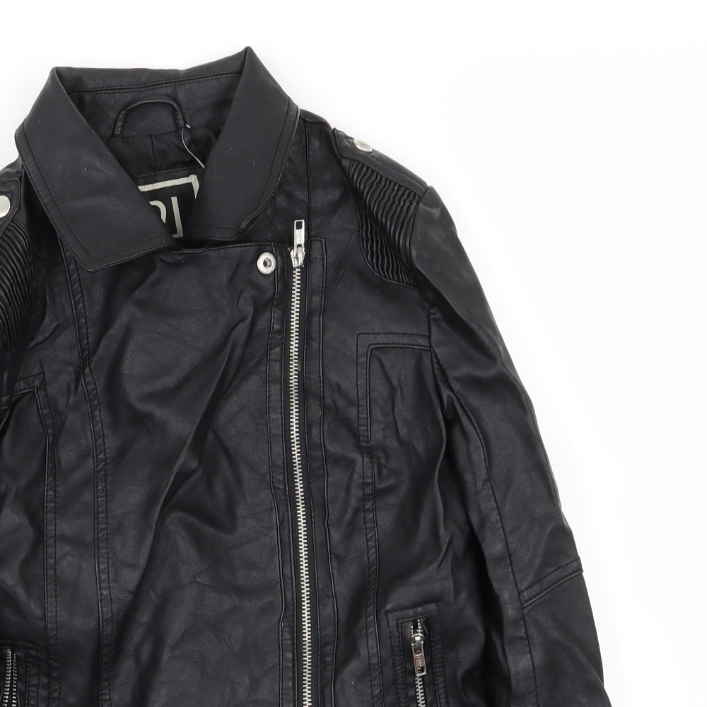River Island Girls Black   Jacket Coat Size 11 Years