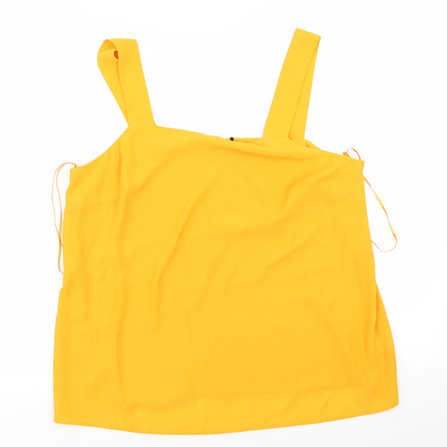 Preworn Womens Yellow   Camisole Tank Size 14