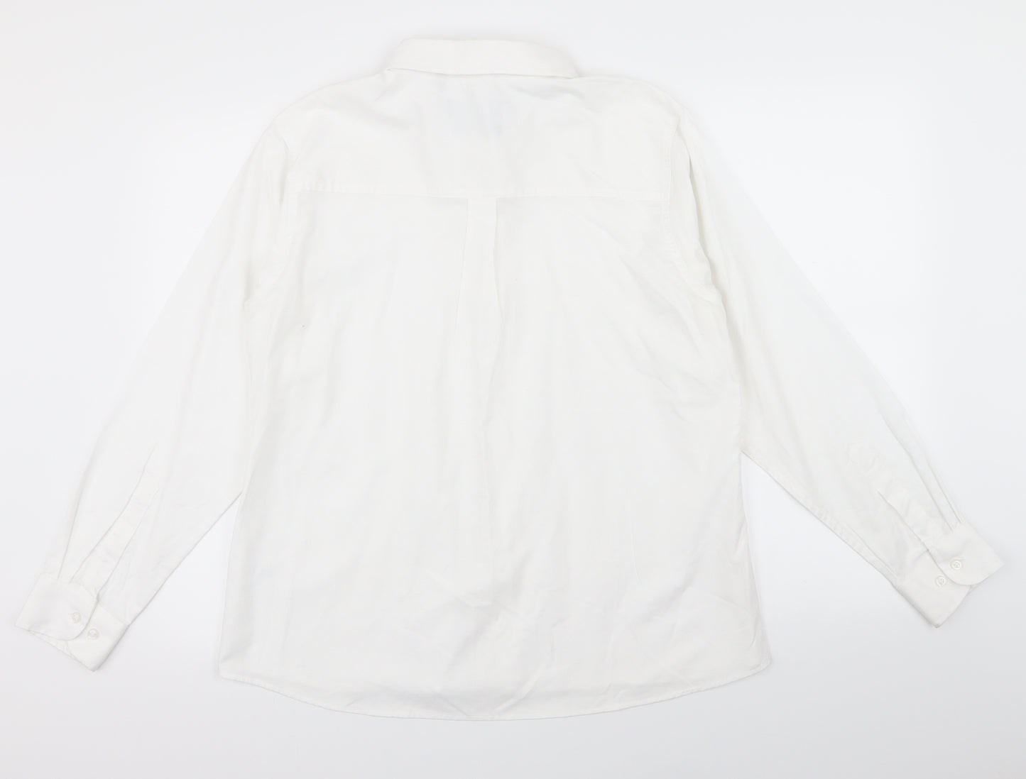 Uneek Mens White    Dress Shirt Size 3XL