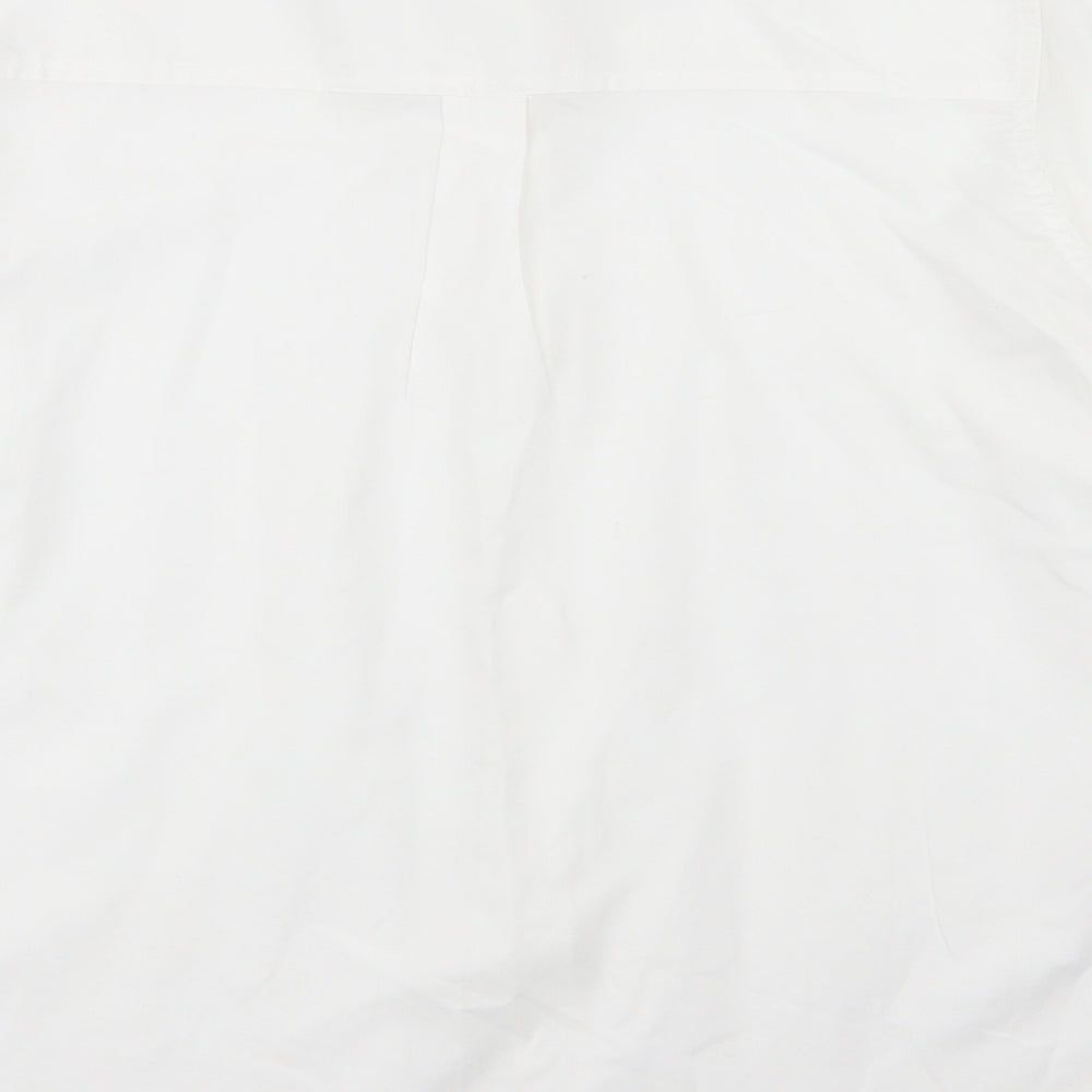Uneek Mens White    Dress Shirt Size 3XL