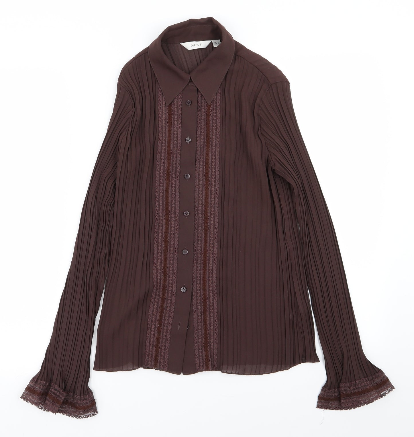NEXT Womens Brown   Basic Button-Up