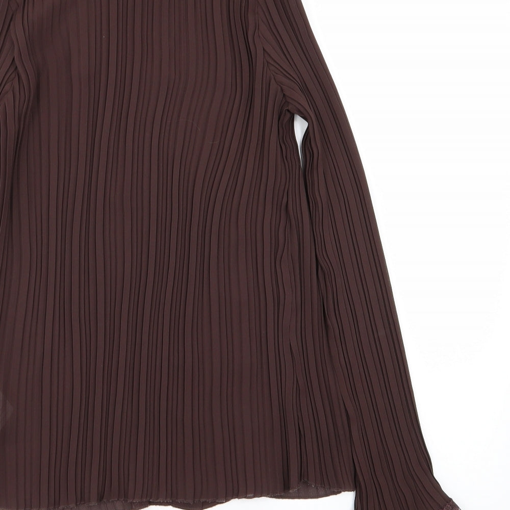 NEXT Womens Brown   Basic Button-Up