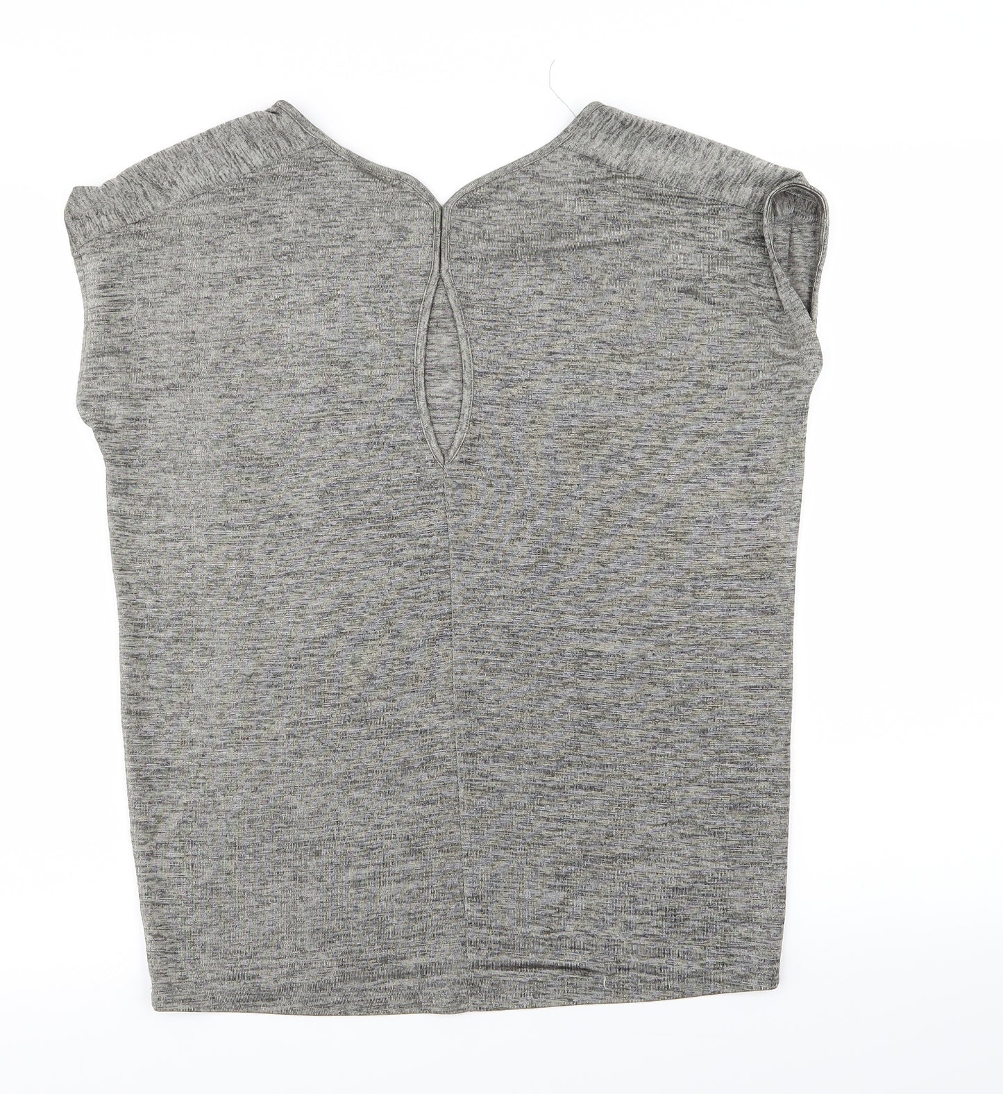 Warehouse Womens Grey   Basic T-Shirt Size 8