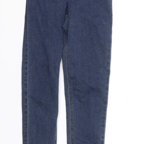 Topshop Womens Blue   Straight Jeans Size 25 L30 in