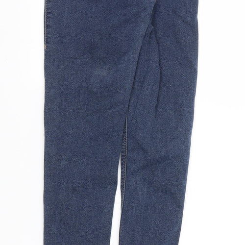 Topshop Womens Blue   Straight Jeans Size 25 L30 in