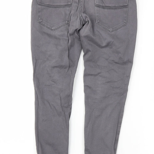 Denim & Co. Girls Grey   Skinny Jeans Size 7-8 Years