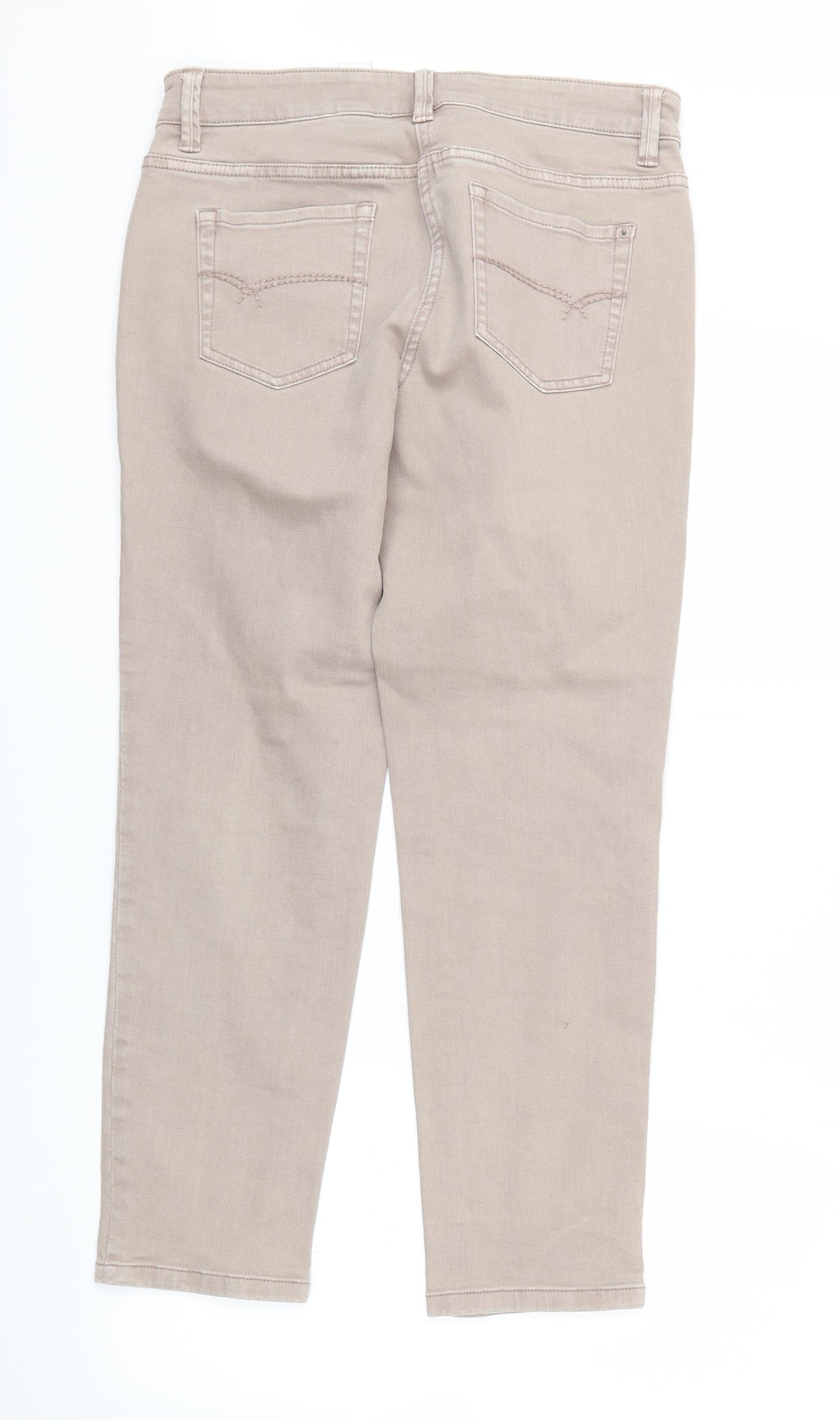 next  Mens Beige   Straight Jeans Size 16 L27 in