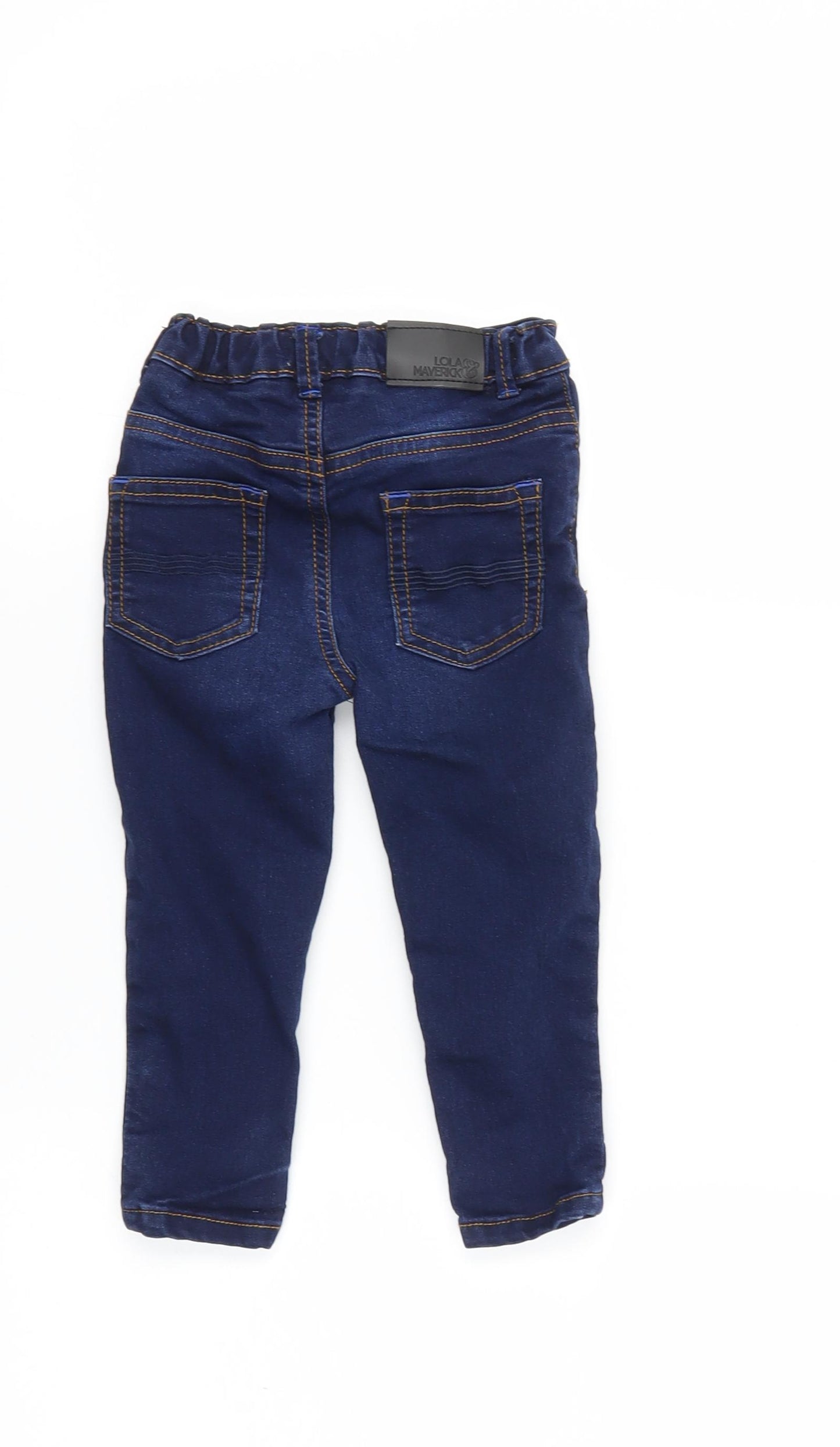 Lola Maverick Baby Blue   Cargo Jeans Size 12-18 Months