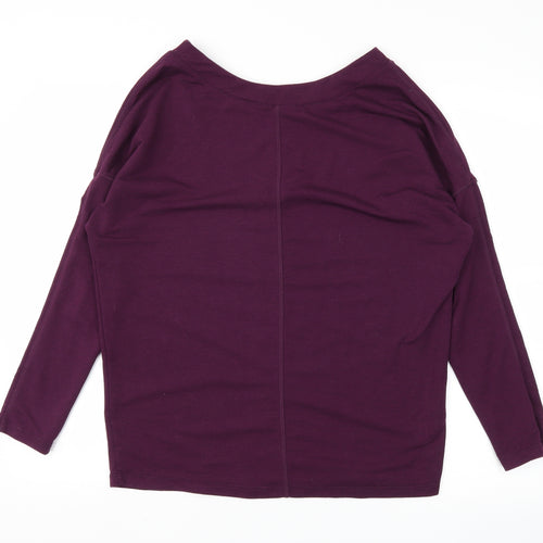 Active Works Womens Purple   Pullover Jumper Size S