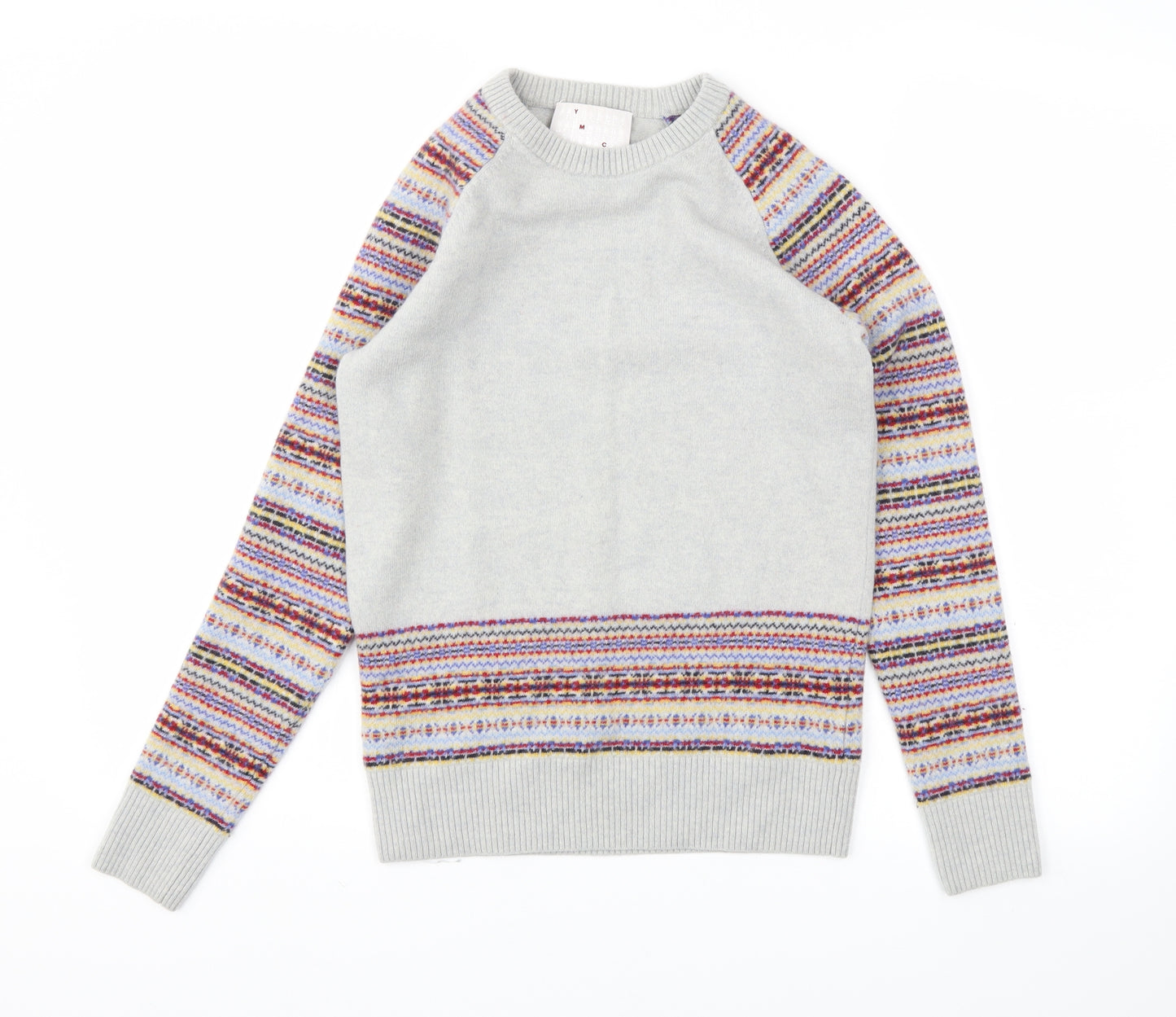 Preworn Girls Multicoloured Houndstooth  Pullover Jumper Size M
