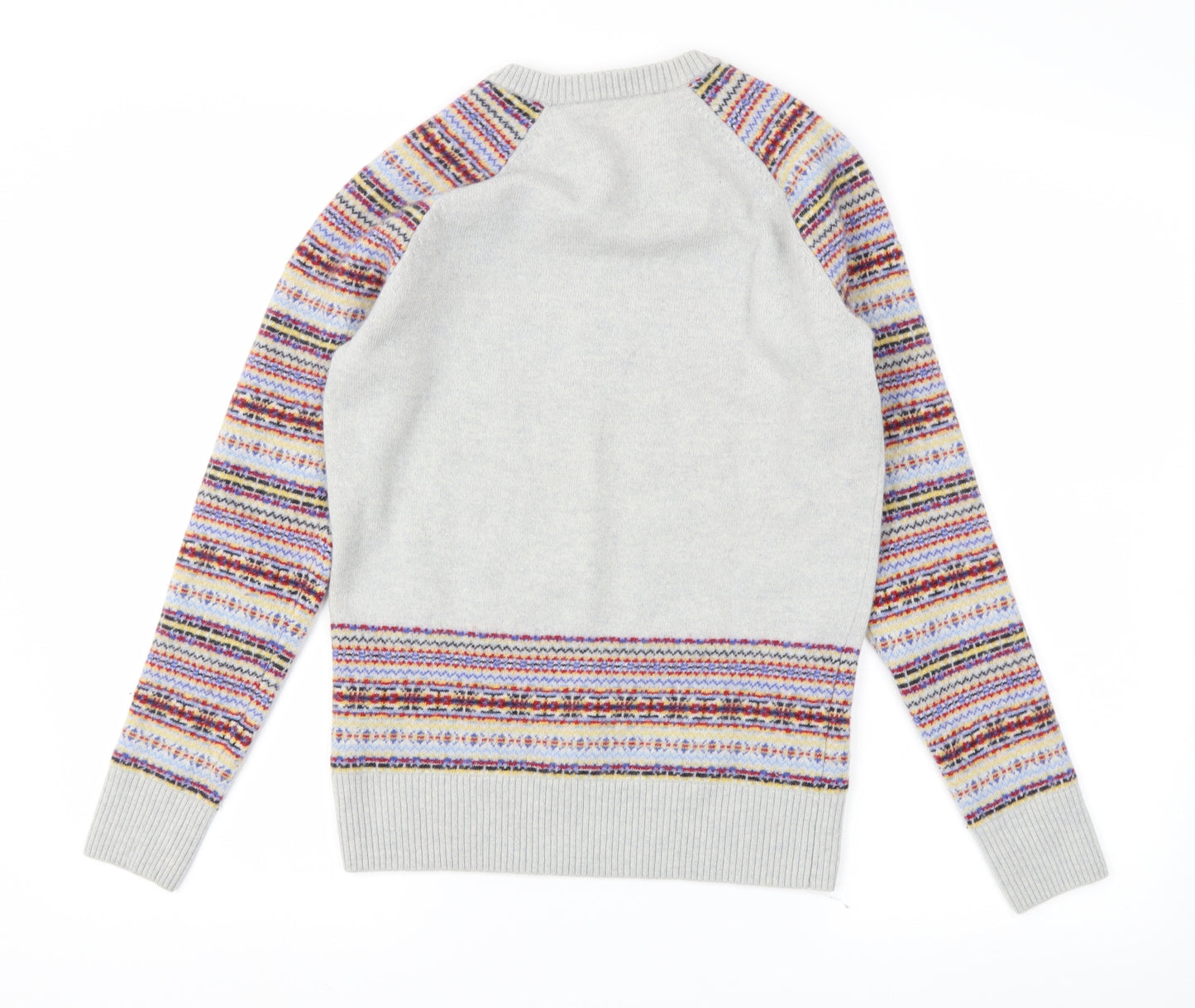 Preworn Girls Multicoloured Houndstooth  Pullover Jumper Size M
