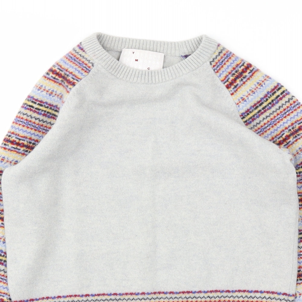 Preworn Girls Multicoloured Houndstooth  Pullover Jumper Size M
