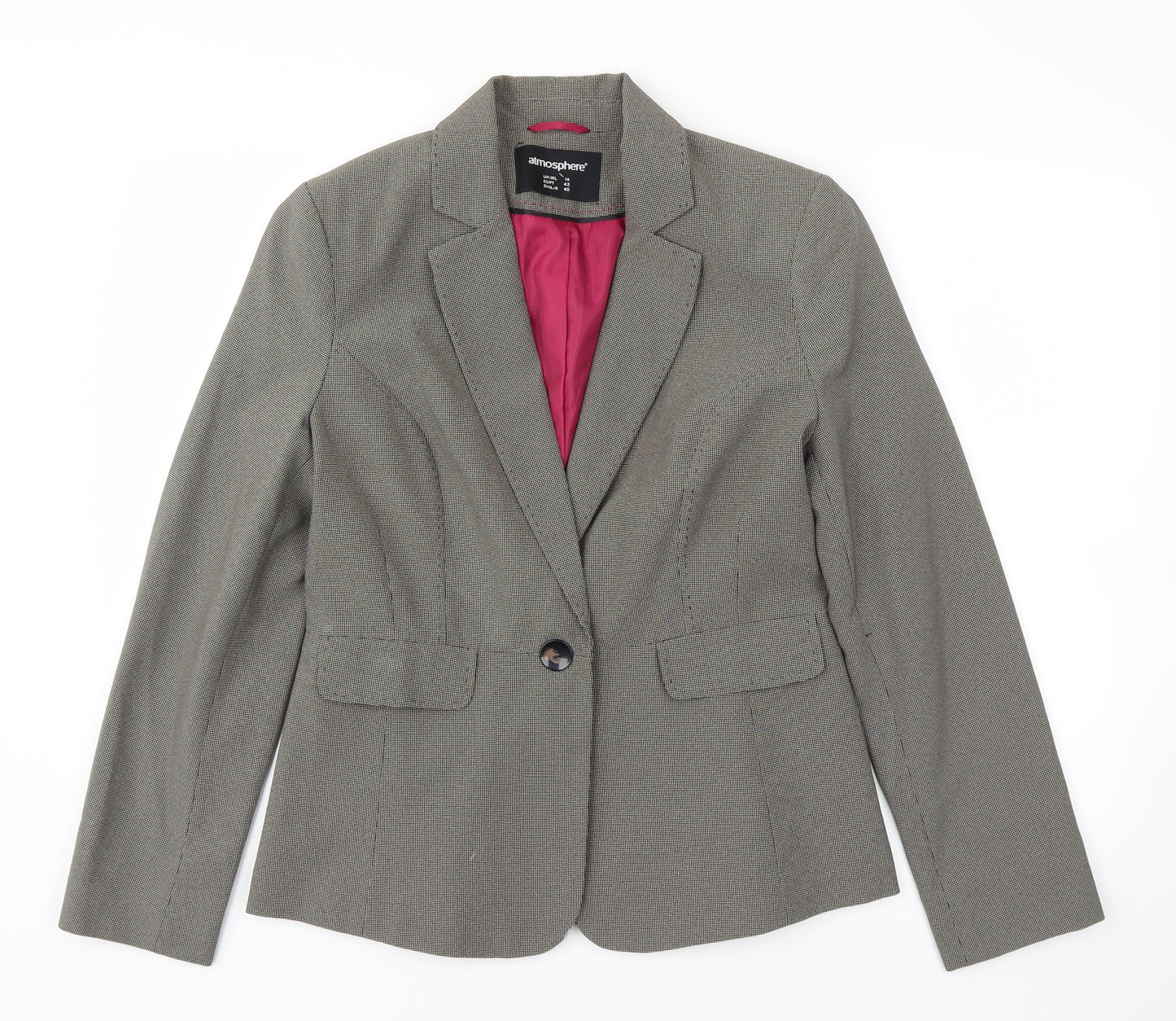 Primark Womens Brown   Jacket Blazer Size 14