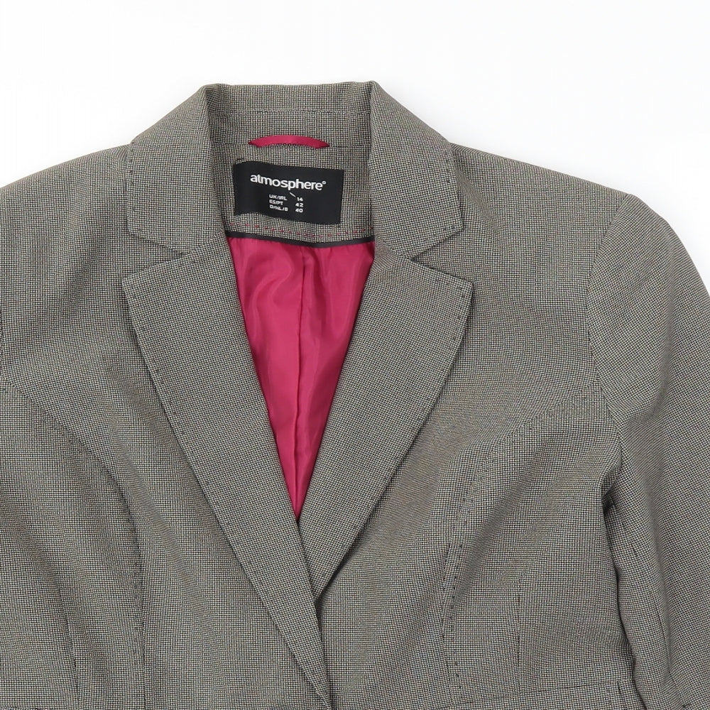 Primark Womens Brown   Jacket Blazer Size 14