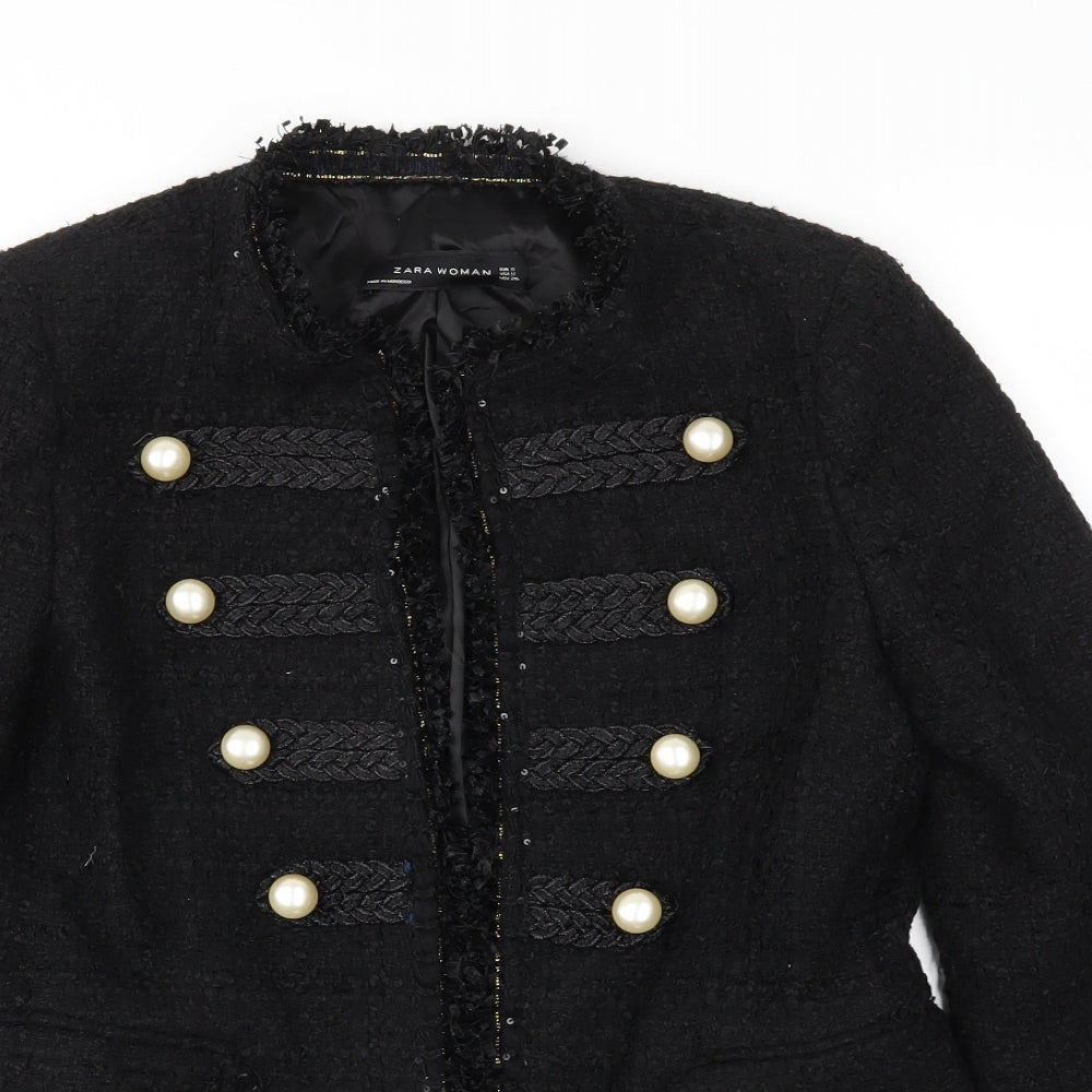 Zara Womens Black   Jacket Blazer Size S