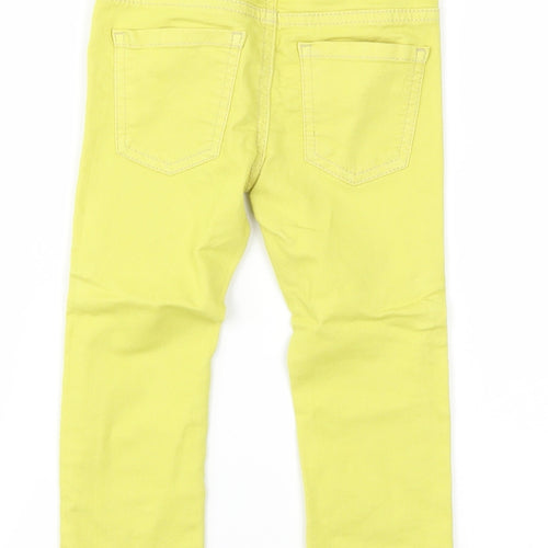 preworn  Girls Yellow   Jegging Trousers Size 2XS