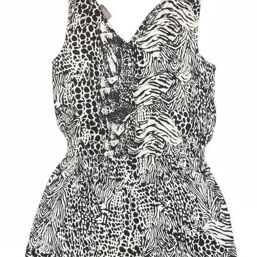 yd Girls Black Polka Dot  Jumpsuit One-Piece Size 10-11 Years
