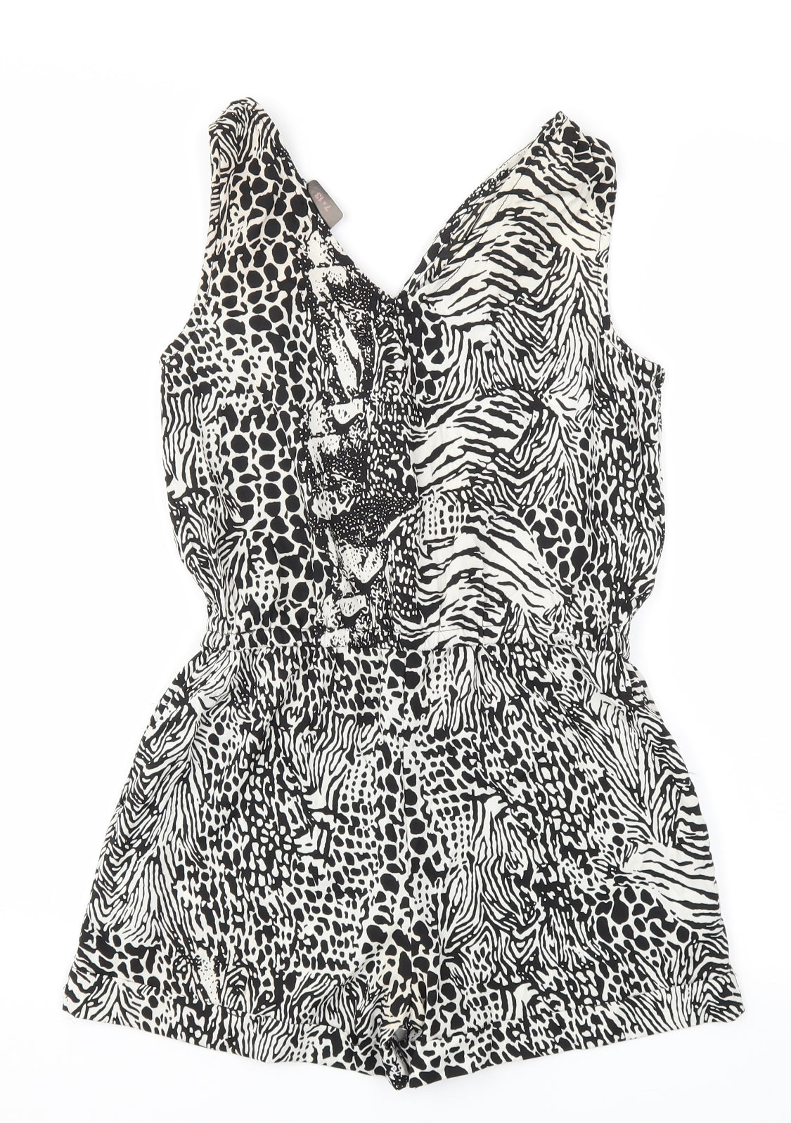 yd Girls Black Polka Dot  Jumpsuit One-Piece Size 10-11 Years