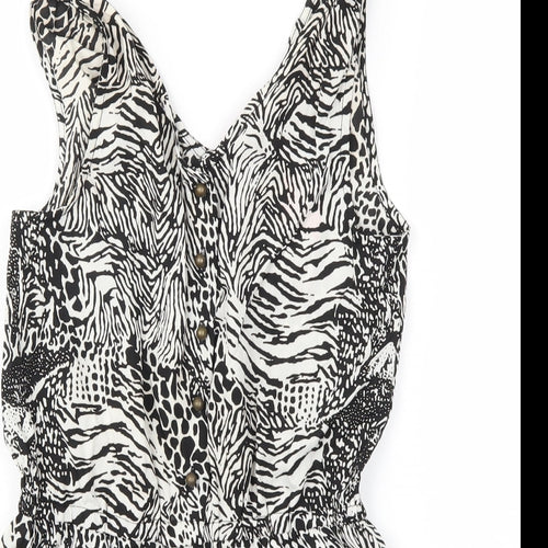 yd Girls Black Polka Dot  Jumpsuit One-Piece Size 10-11 Years