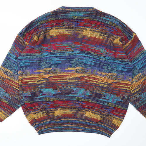 FIUME Womens Multicoloured   Pullover Jumper Size 24