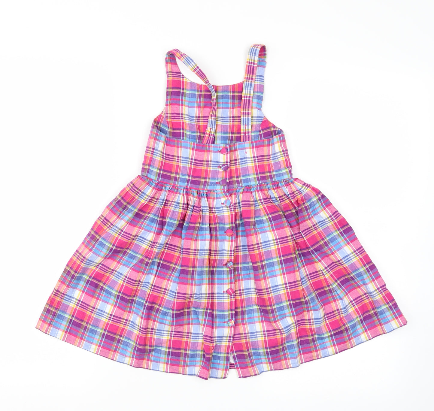 Ralph Lauren Girls Multicoloured Check  Fit & Flare  Size 4 Years