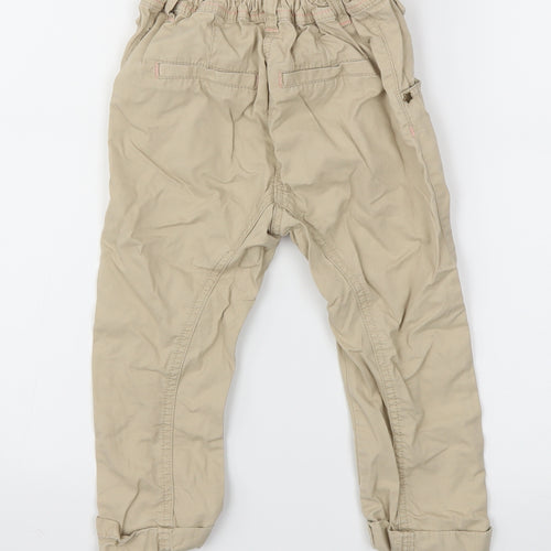 NEXT Girls Beige   Chino Trousers Size 2-3 Years
