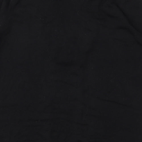 m&s Womens Black   Basic T-Shirt Size 12