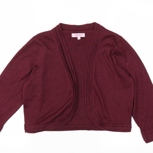 Per Una Womens Purple   Cardigan Jumper Size 14