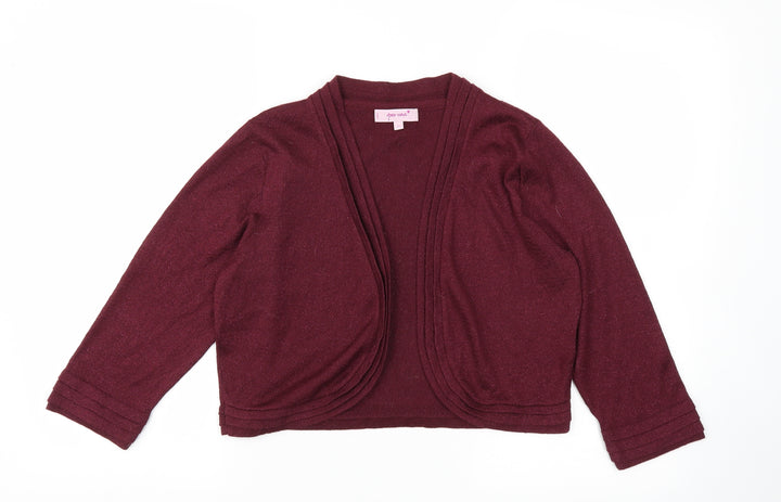 Per Una Womens Purple   Cardigan Jumper Size 14