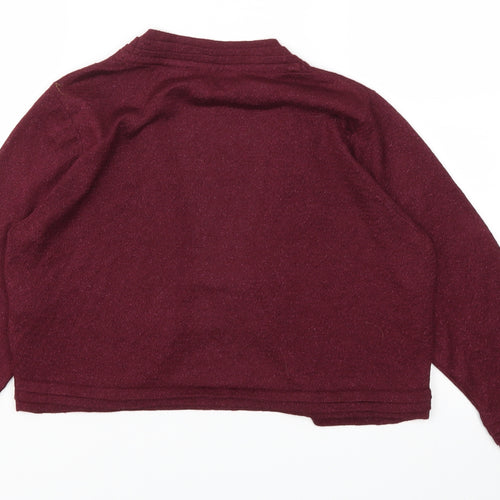 Per Una Womens Purple   Cardigan Jumper Size 14