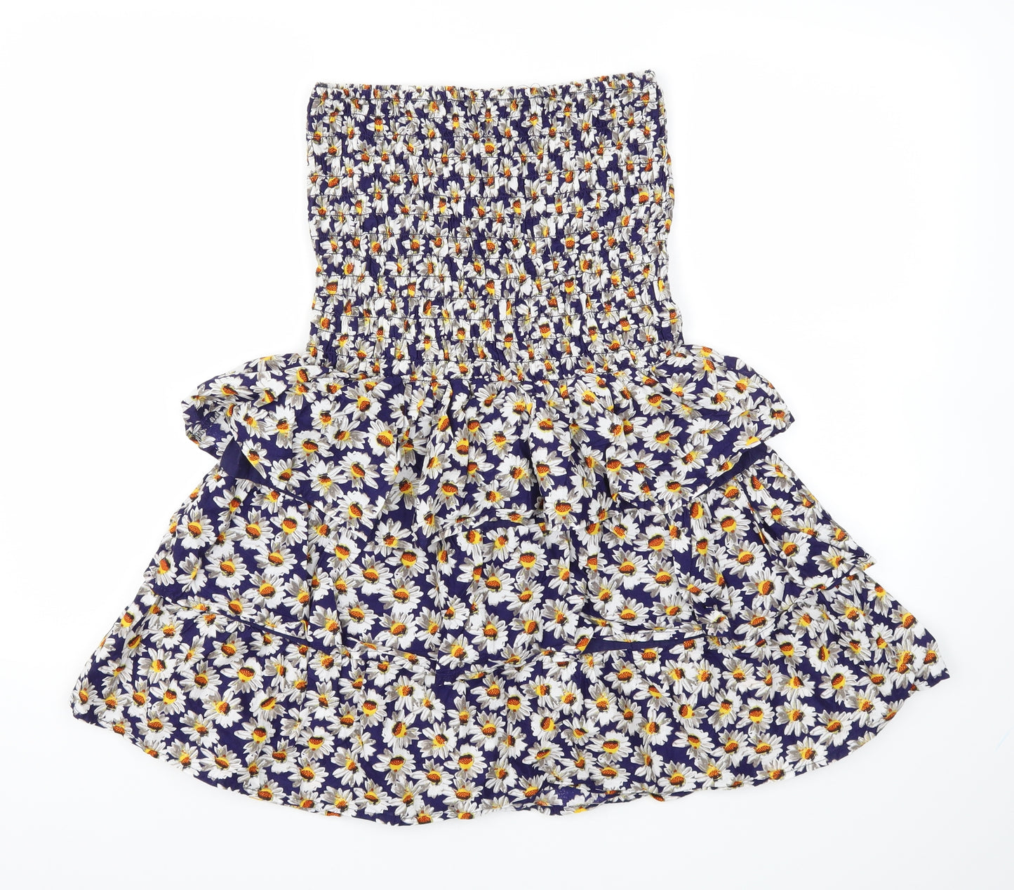 Primark Womens Blue Floral  Fit & Flare  Size 10