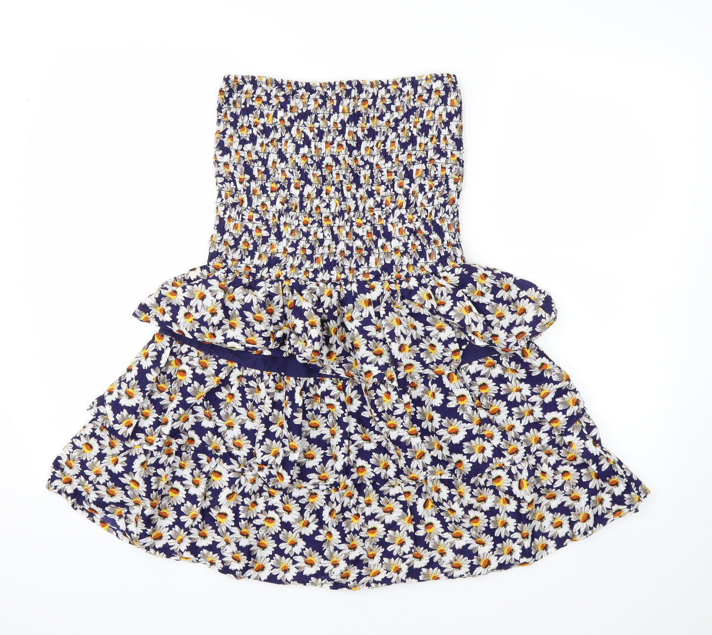 Primark Womens Blue Floral  Fit & Flare  Size 10