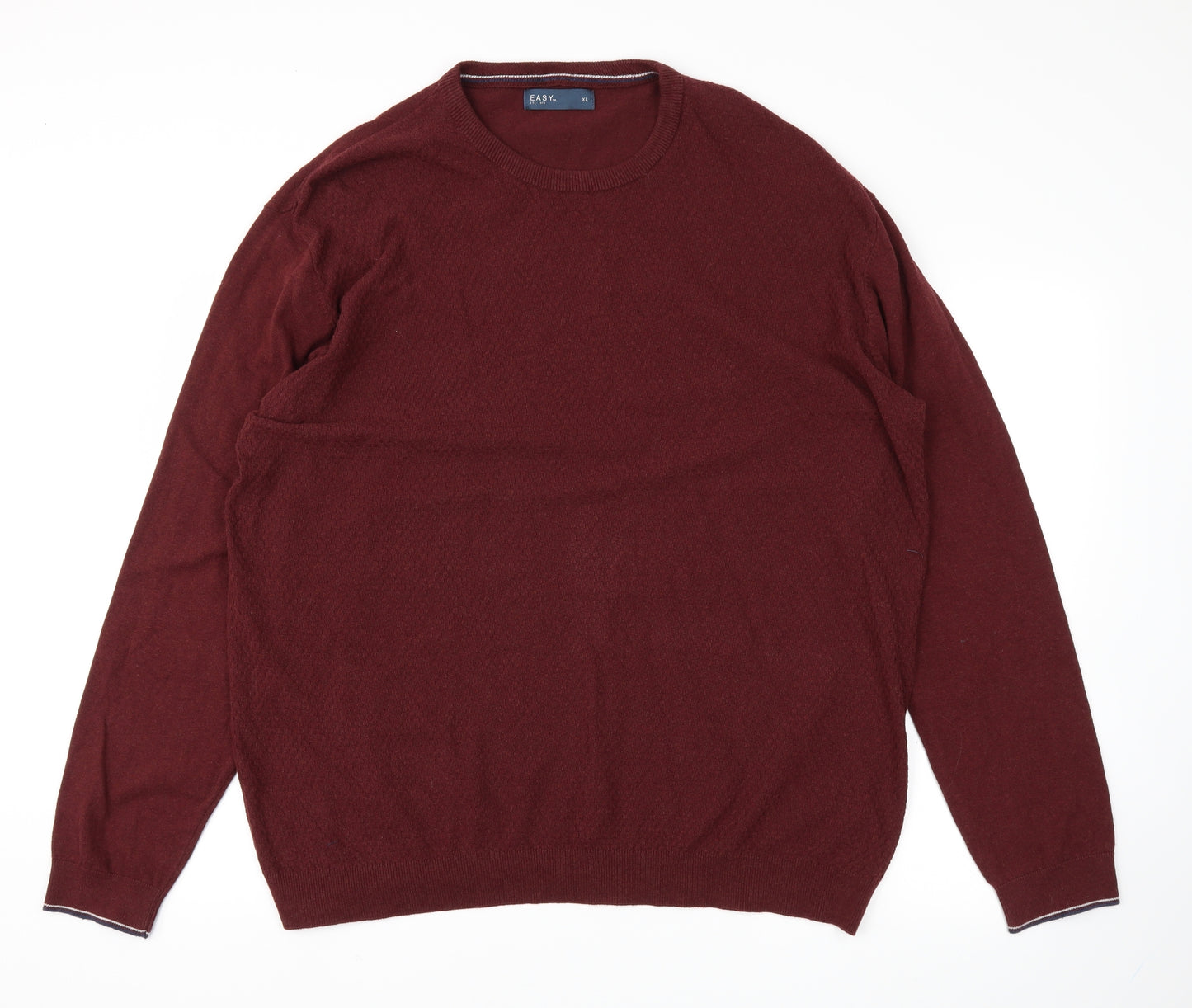 Easy Mens Red   Pullover Sweatshirt Size XL
