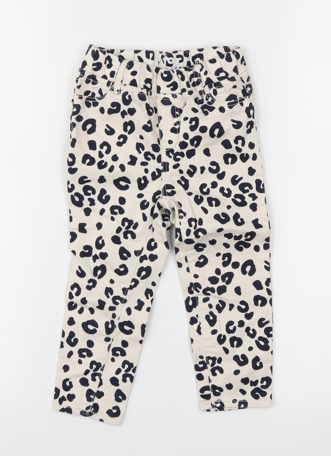Baby Gap  Girls Pink Animal Print  Jegging Trousers Size 3 Years