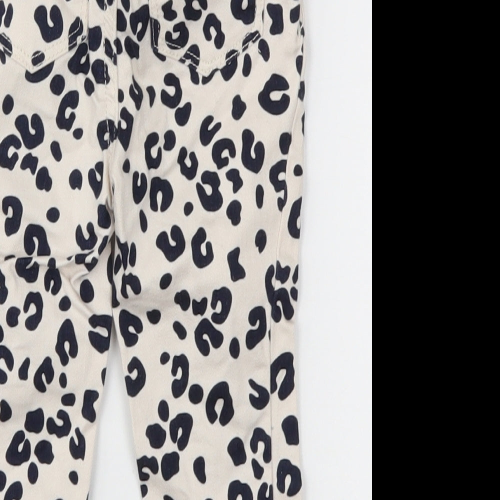 Baby Gap  Girls Pink Animal Print  Jegging Trousers Size 3 Years