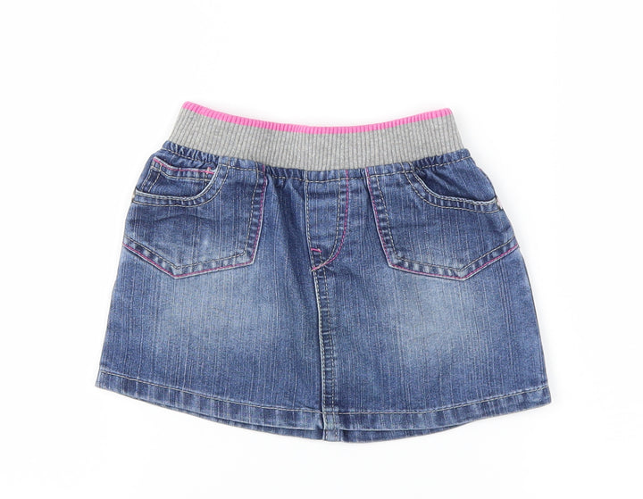 M Girls Blue A-Line Skirt Size 2-3 Years