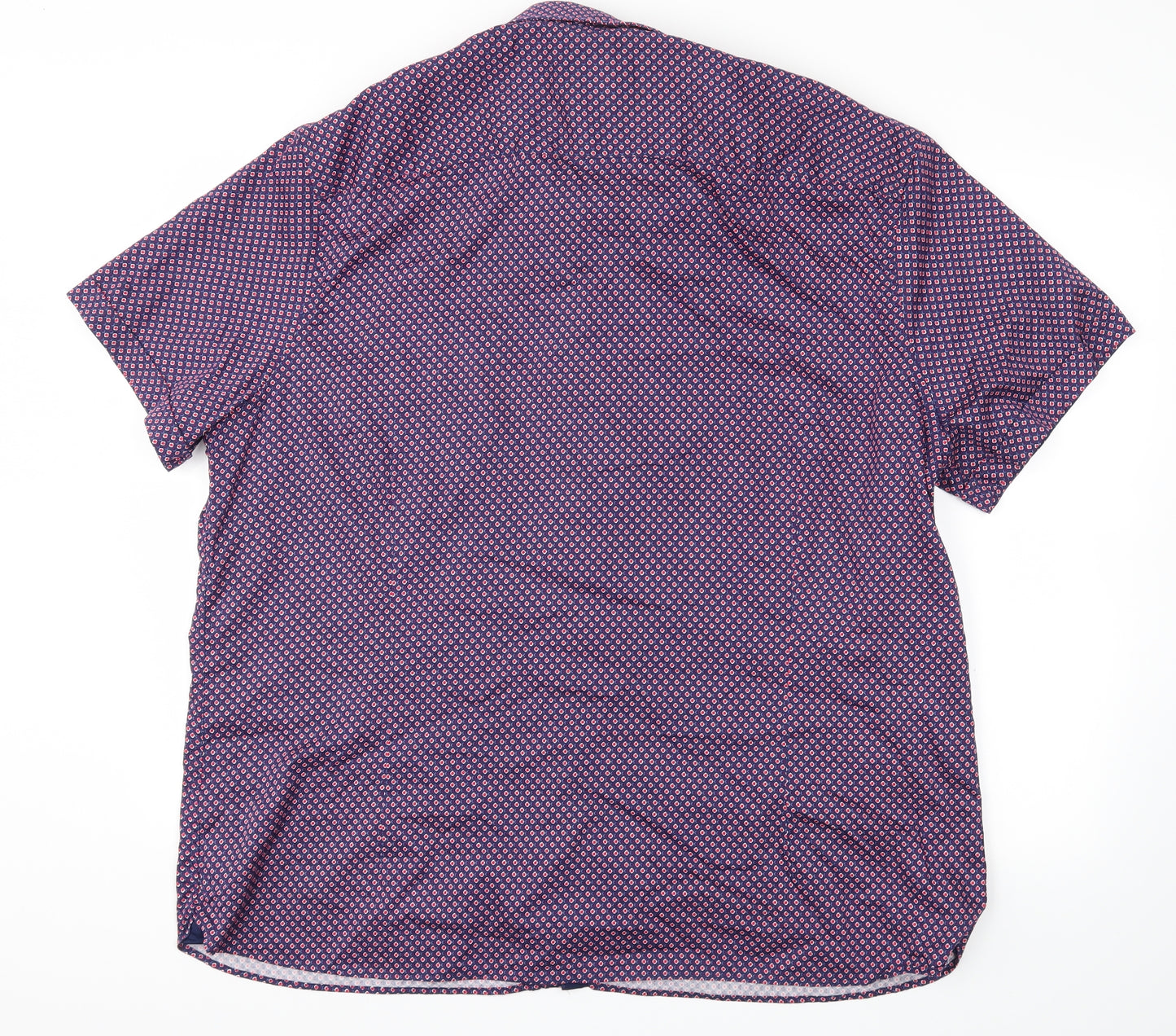 F&F Mens Purple Argyle/Diamond   T-Shirt Size 3XL