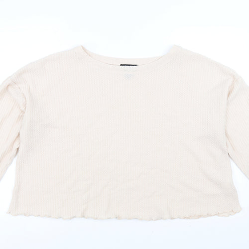 New Look Womens Pink   Pullover Jumper Size L