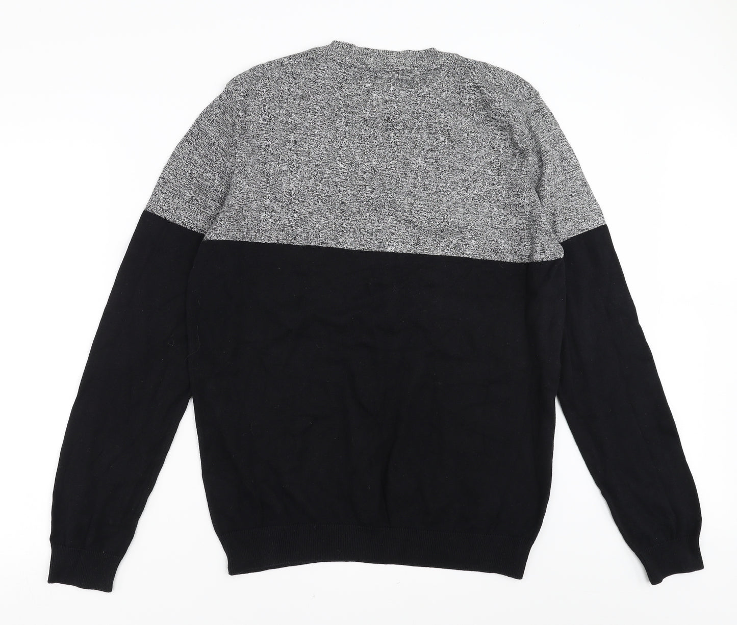 New Look Mens Black   Pullover Jumper Size L