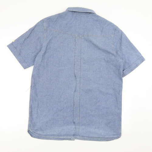STONE BAY Mens Blue    Button-Up Size M