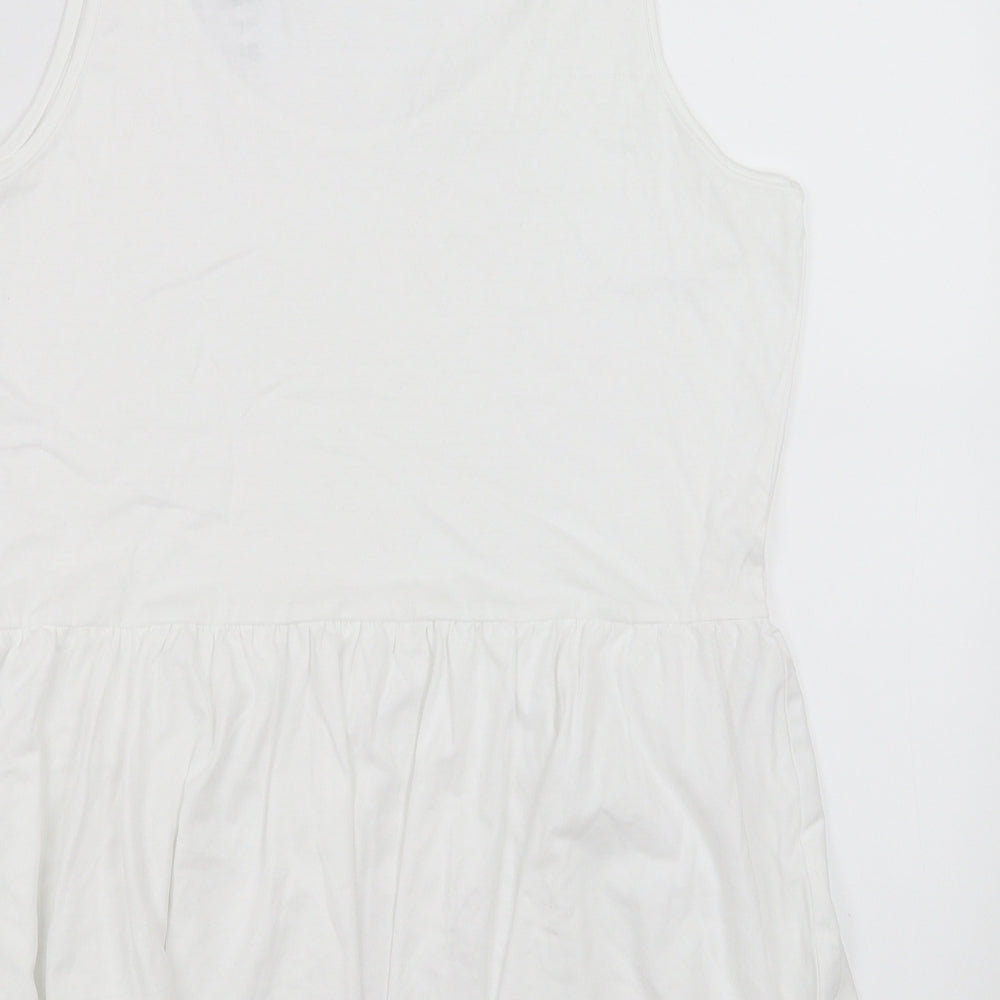F&F Womens White   Basic Tank Size 12