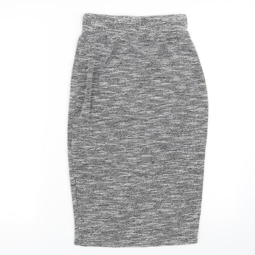 New Look Womens Grey   Straight & Pencil Skirt Size 8